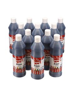 Scola Artmix Ready Mixed Paint - 600ml - Prussian Blue - Pack of 12