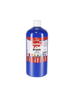 Scola Artmix Ready Mixed Paint - 1 Litre - Blue