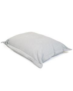 Grey Slub Chenille Xl Floor Cushion