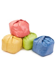 Wipe Clean Textured Primary Beanbags - Pack of 4