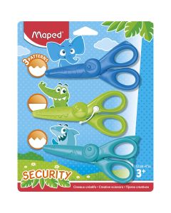 Maped Kidicraft Scissors - Pack of 3