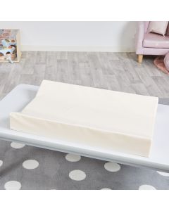 Cream Wedge Changing Mat