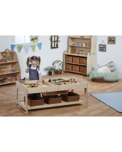 Invest Play Table With 4 Shallow Baskets