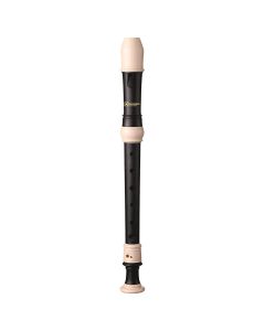 Recorder Workshop Descant Recorder - Black With White Trim