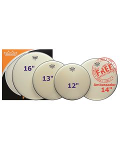 Remo Ambassador Pro Pack Coated Drum Skins - 12"/13"/14"/16"