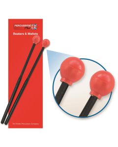 Percussion Plus PP067 Rubber Head Beaters - Hard