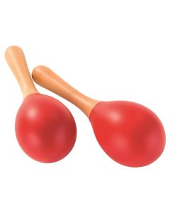 Percussion Plus Wooden Maracitos - Red