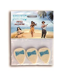 Mahalo Felt Ukulele Plectrums - Pack of 3