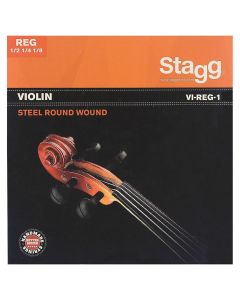 Set of budget strings for 1/8 -1/2 size violins