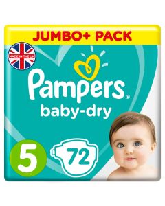 Pampers Baby Dry Size 5 - Pack of 72