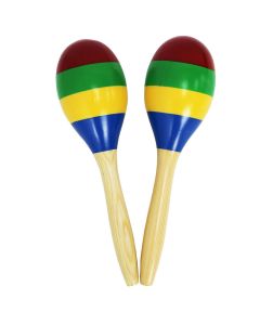 A-Star Multi Coloured Wooden Maracas