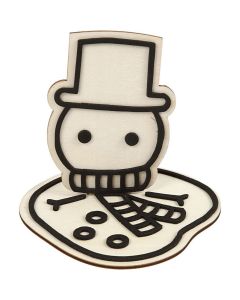 Melted Snowman Decoration Figure