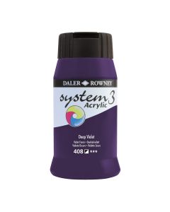Daler-Rowney System3 Acrylic Paint - 500ml - Deep Violet