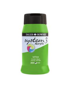 Daler-Rowney System3 Acrylic Paint - 500ml - Leaf Green