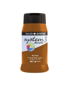 Daler-Rowney System3 Acrylic Paint - 500ml - Raw Sienna