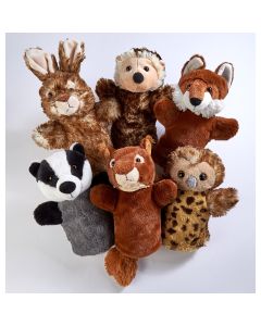 Woodland Animal Puppets - Pack of 6