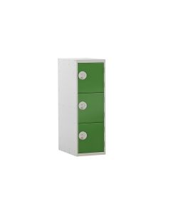 3 Door Locker With Deadlock - Green