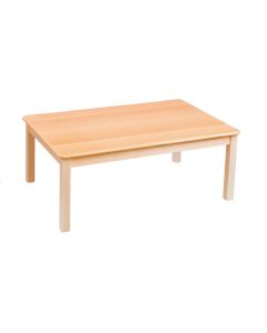 GALT Rectangular Solid Beech Classroom Table - 960 x 690 x 300mm - Beech