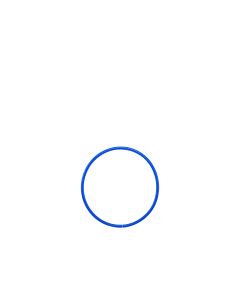 Hula Hoop - 460mm  - Blue