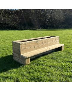 Outdoor Bench Planter