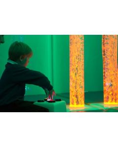 Interactive Bubble Tube With Remote & Wall Bracket Bundle