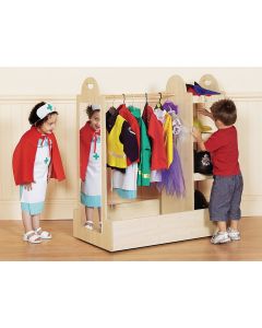 Maple Costume Storage Trolley with Mirror