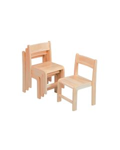 GALT Stackable Woodenchairs -  260mm - Pack of 4