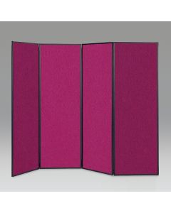 Busyfold Light 1800 Display System 3 Panel - Magenta