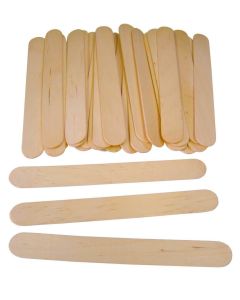Jumbo Lollipop Sticks Natural 150 x 19mm - Pack of 100