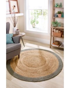 Jute Border - Circle 150Dia cm - Sage
