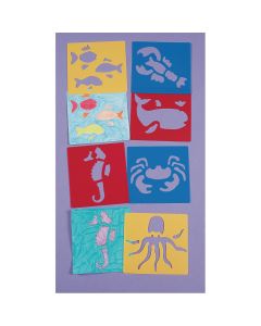 Sealife Stencils - Pack of 6