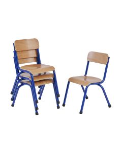 Milan Chairs - Pack of 4 - Blue - 6-7 years