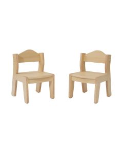 Little Venice Wooden Chair - Height 210mm - Pack of 2