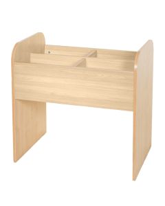 Maplescape Tall Double Book Browser - Maple