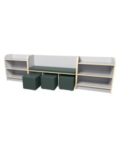 Maplescape Reading Bench - Grey