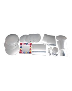 Assorted Plastic Mirrors - Pack of 32