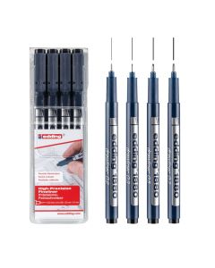 Edding 1880 Drawliners - Pack of 4