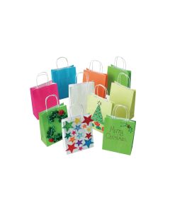 Classmates Paper Bags - Assorted Colours - Pack of 36