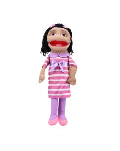 Giant Multicultural Hand Puppets - Brown Girl