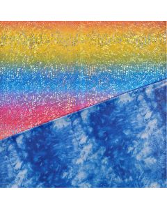Rainbow Sea and Clouds Fabric Set