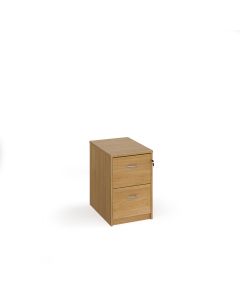 2 Drawer Universal Filing Cabinet H730mm - Oak