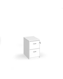 2 Drawer Universal Filing Cabinet H730mm - White