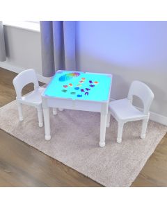Light Table and Two Chairs Set