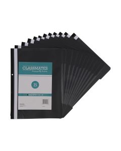 Classmates Report File A4 Black - Pack of 25