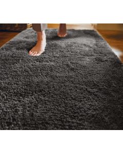 Luxury Pile Washable Rug - Charcoal - Medium 120 x 170cm