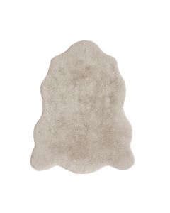 Luxury Faux Fur Rug Single - 70 x 90cm Natural
