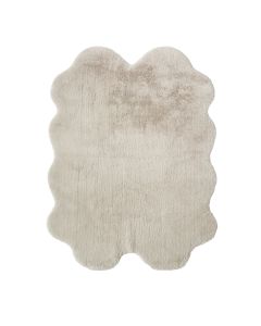 Luxury Faux Fur Rug - Quad - 105 x 140cm - Natural