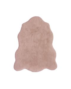 Luxury Faux Fur Rug Single - 70 x 90cm - Blush