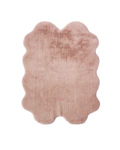Luxury Faux Fur Rug - Quad - 105 x 140cm - Blush