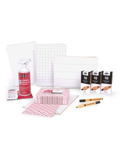 Assorted Whiteboards with Pens and Cleaning Cloths - Pk 30